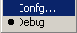 Options->Debug